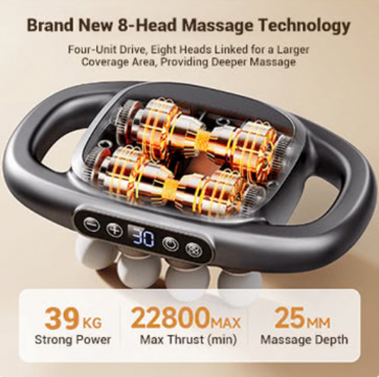 16-Drive 8-Head Massage Gun Set（Free Shipping）